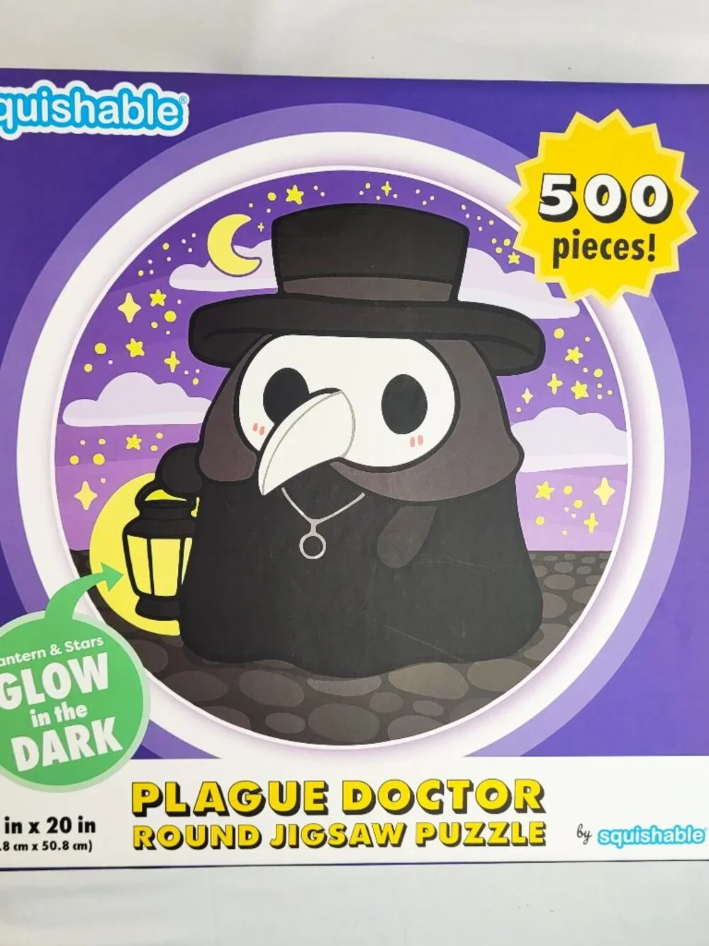 Squishable Plague Doctor Round Puzzle 500 pc 20